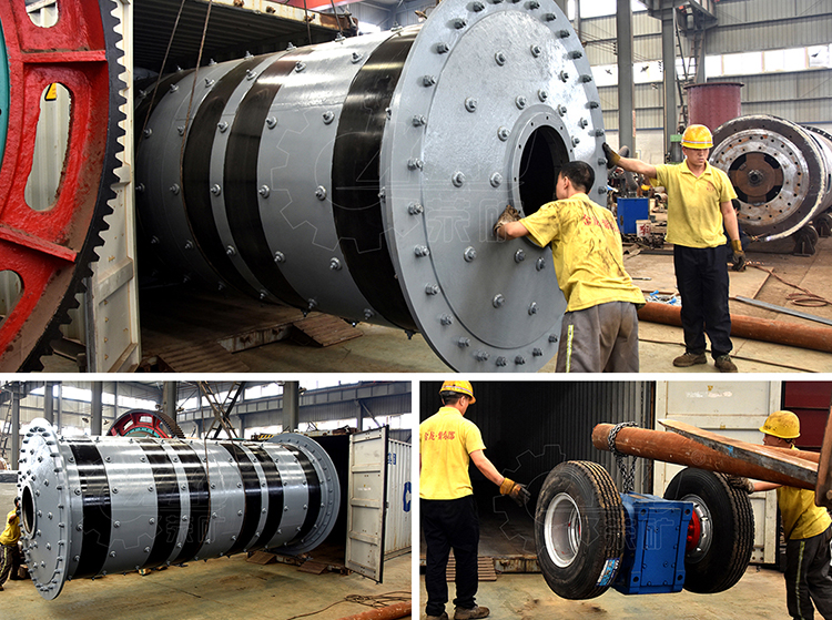 Tire-Driven Ball Mill Packing and shipping